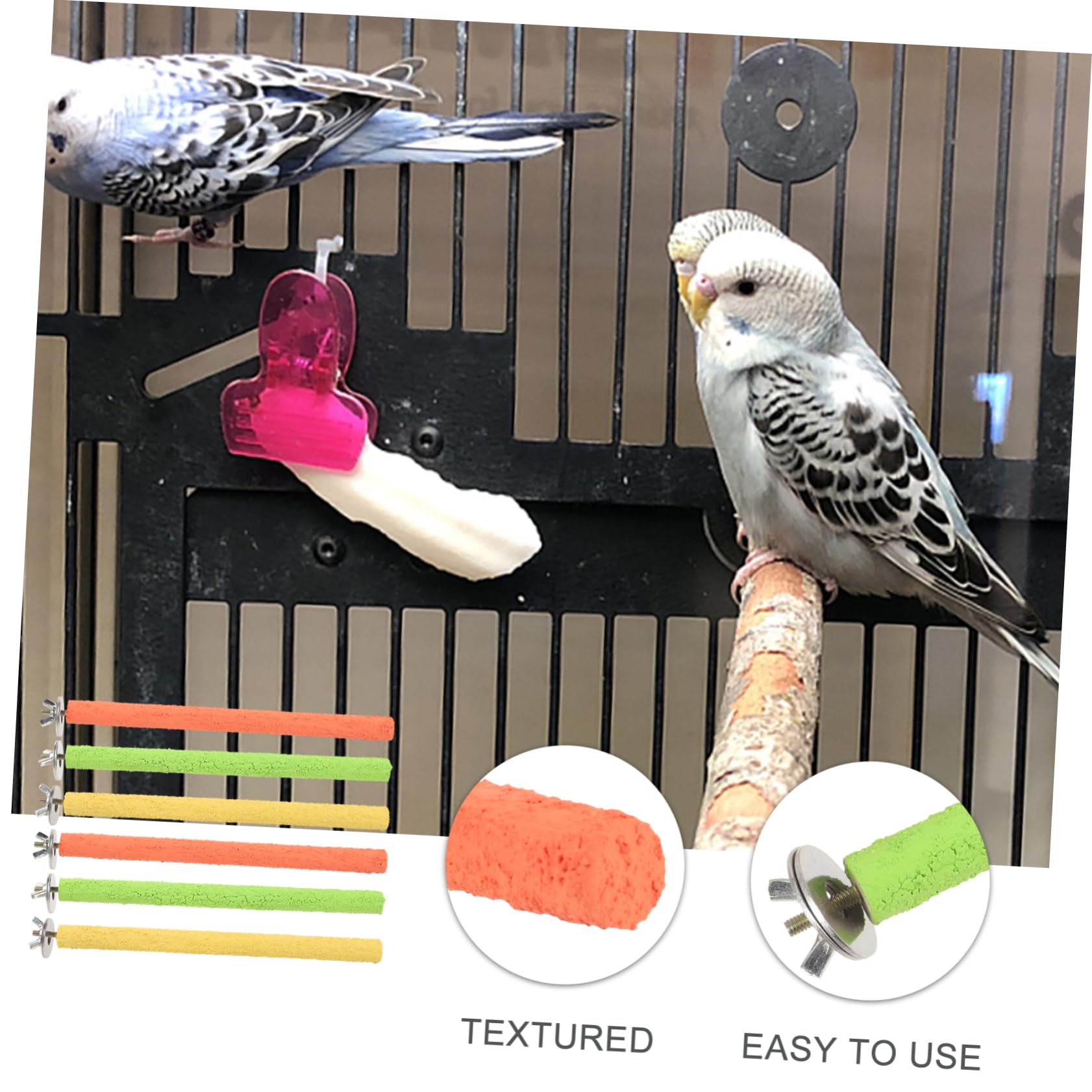 Amazon | Parliky 6個 鳥止まり木スタンド オウム止まり木スタンド 足